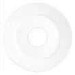 on the saucer