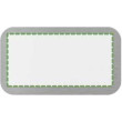 on metal badge