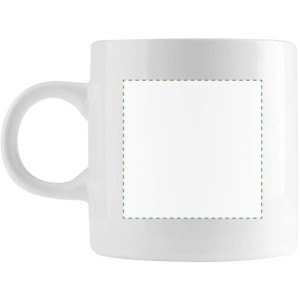 A destra della maniglia