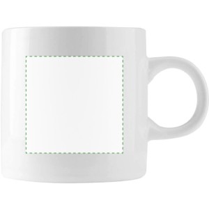 A sinistra della maniglia