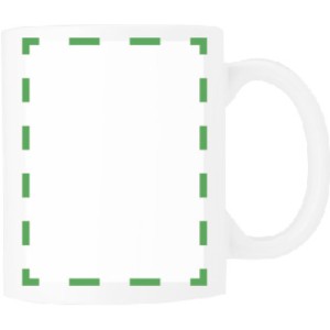 A sinistra della maniglia