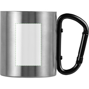 A sinistra della maniglia