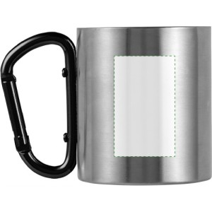 A destra della maniglia