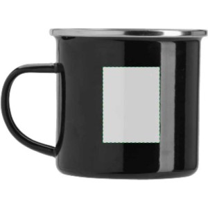 A sinistra della maniglia