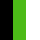 black/kelly green/white