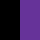 black/rich violet