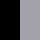 black/melange grey