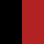 jet black/fire red