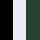 black/white/dark-green