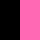 jet black/hot pink