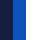 french navy/sapphire blu/white