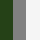 bottle green-grey melange-white