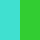 turquoise/lime-green