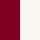 burgundy/off white