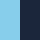 sky blue/french navy