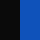 jet black/sapphire blue