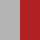 heather grey/fire red