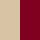 natural/burgundy