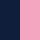 oxford navy/candyfloss pink