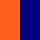orange fluo/navy